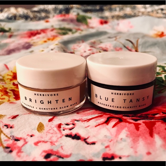 Other - Herbivore Blue Tansy and Brighten Masks Natural